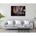 Streets of Tokyo - Trendy poster in two pieces