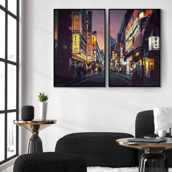 Streets of Tokyo - Trendig tavla i två delar