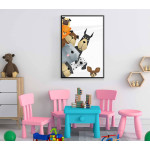 Söta hundar - Barnrum tavla