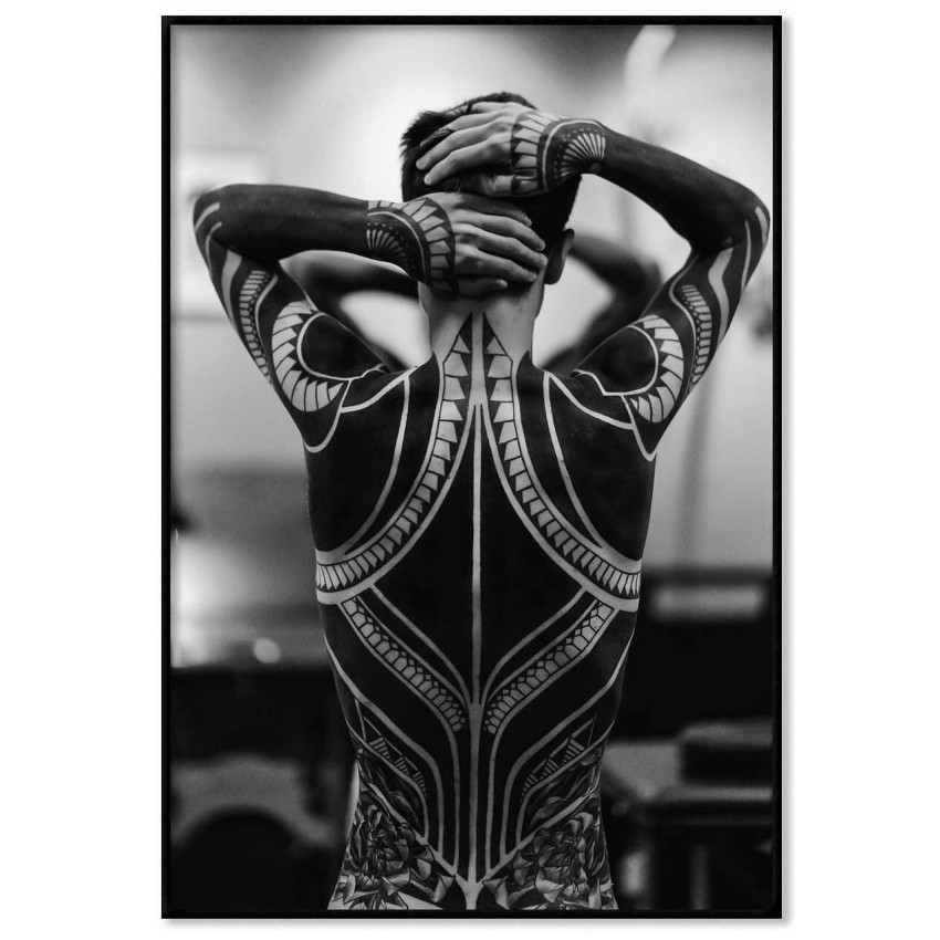 Man with tattoos - Simple Poster