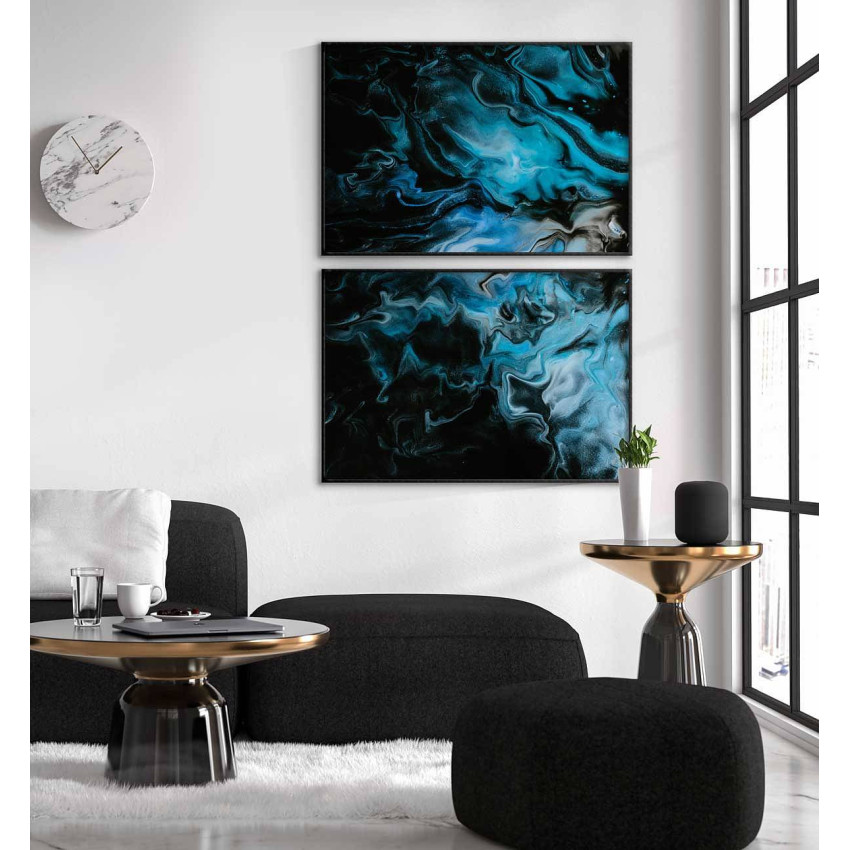 Abstract chaos - Poster in two pieces