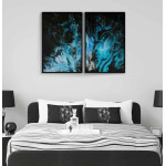 Abstract chaos - Poster in two pieces