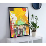 Abstract painting - Creative paint poster