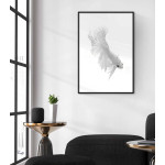 White siamese fighting fish - Simple poster