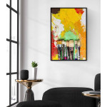 Abstract painting - Creative paint poster