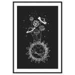 Dream catcher of the planets - Simple poster