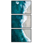 Abstract beach - Three piece poster