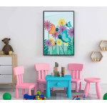 Butterflies - Simple & colorful kids poster