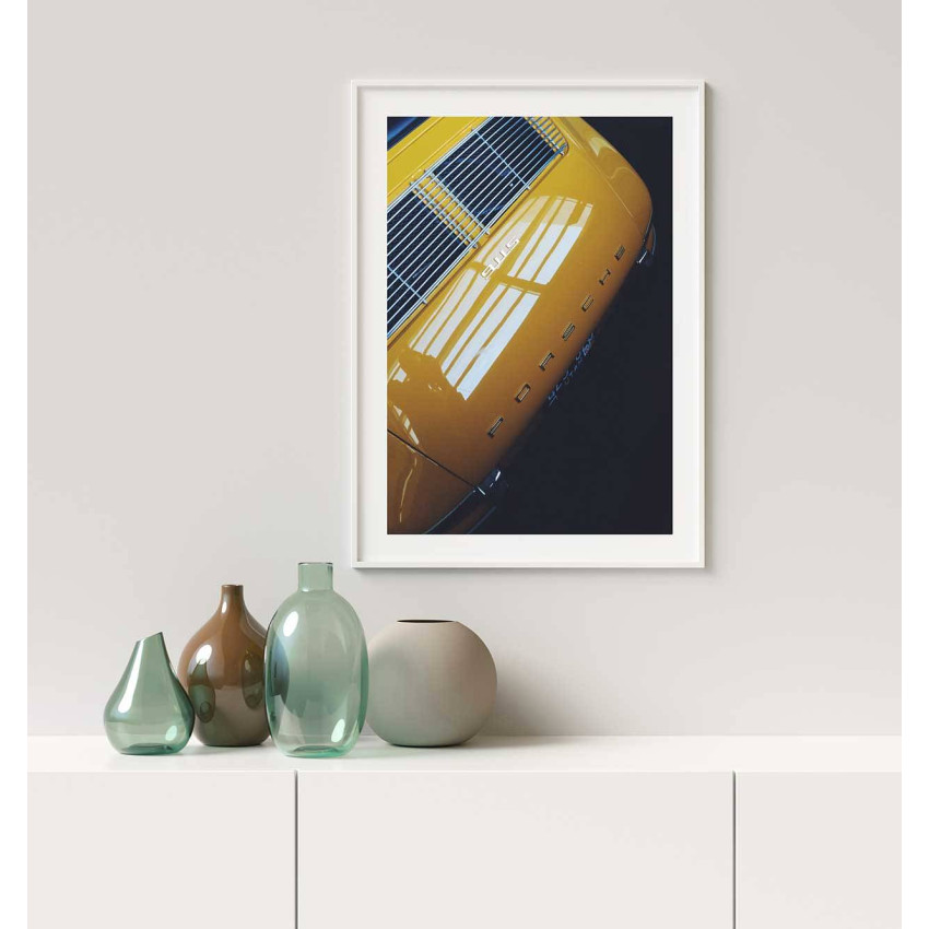 Simple Porsche poster