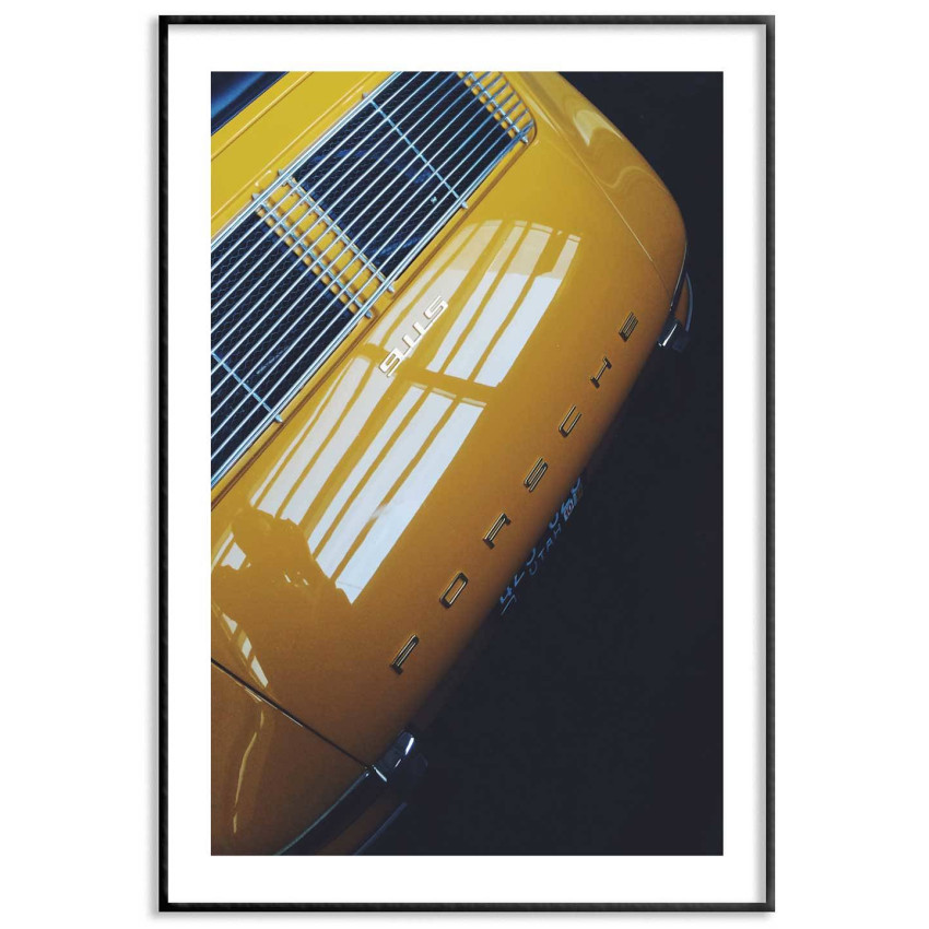 Simple Porsche poster