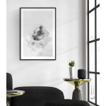 Skål med blomma - Enkel botanisk plansch