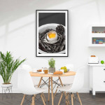 Simple egg kitchen poster
