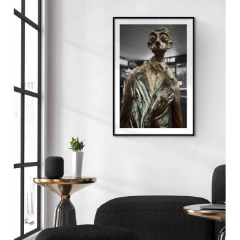 Retro guld skulptur - Trendig poster