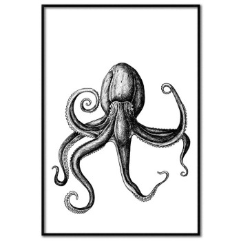 Trendy octopus poster