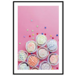 Pink cupcakes - Kids room poster
