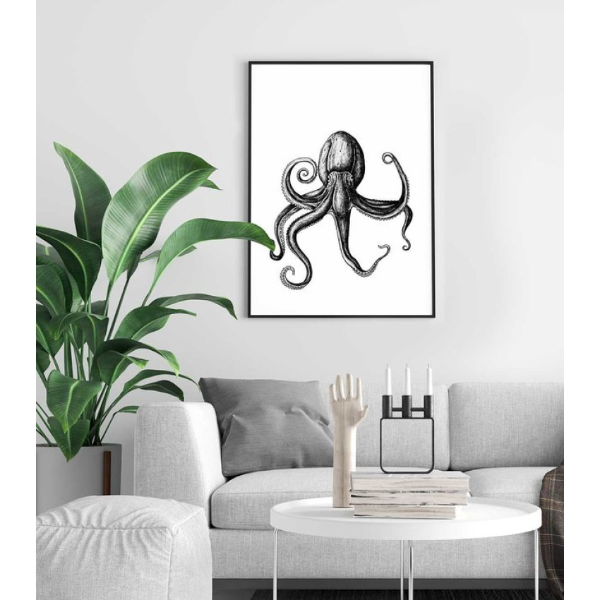 Trendy octopus poster