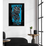 Cool hockey player poster