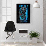 Cool hockey player poster