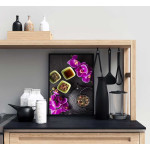 Tea and flowers - Kitchen poster