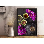 Tea and flowers - Kitchen poster