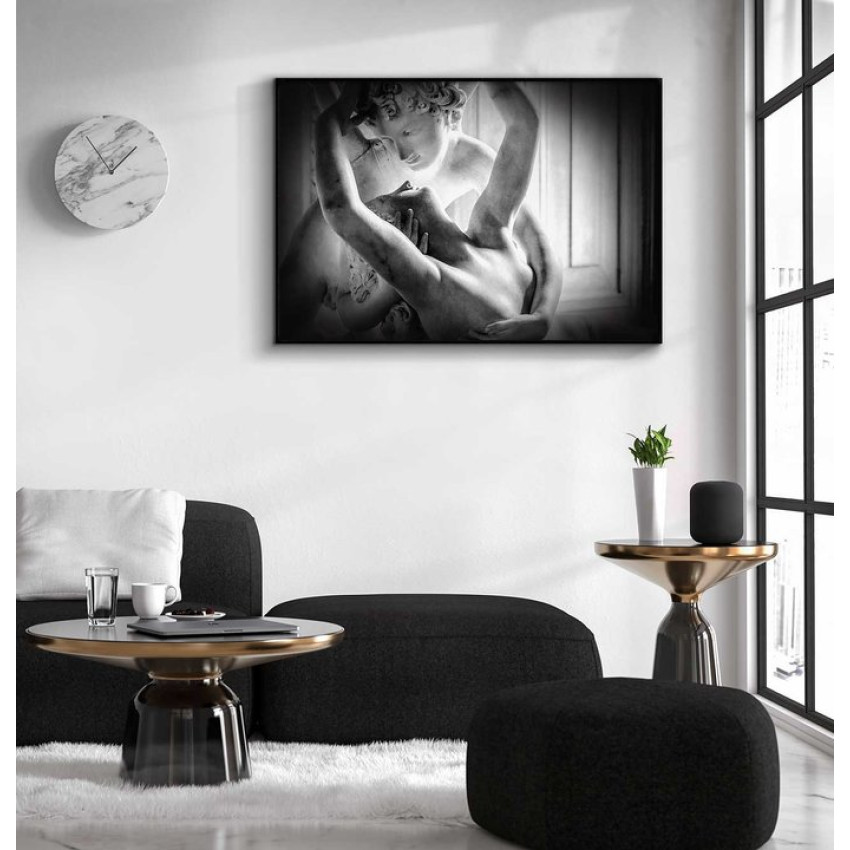 Dark beautiful angel - Svartvit tavla