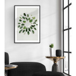 Green leaves - Botanical poster