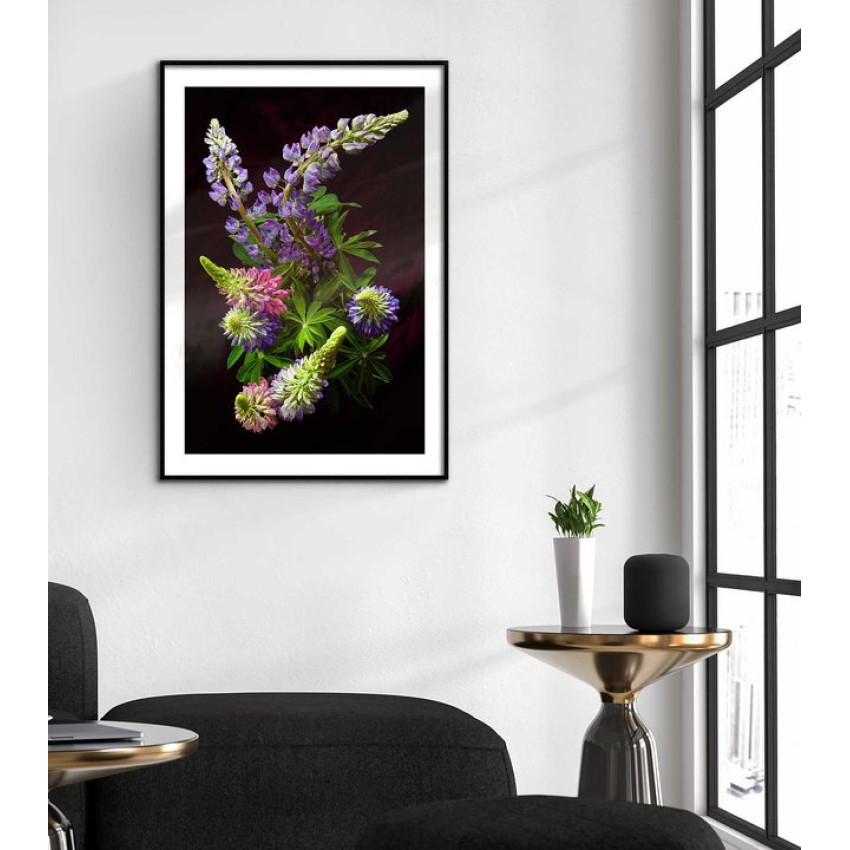 Färgglada blommor - Elegant växt poster
