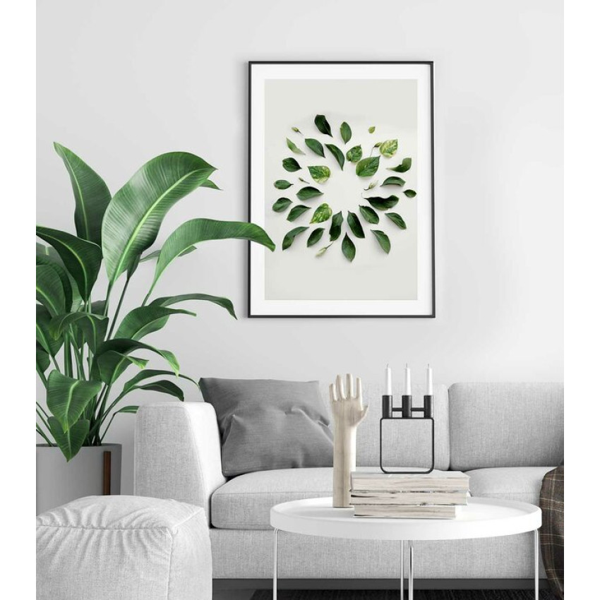 Green leaves - Botanical poster