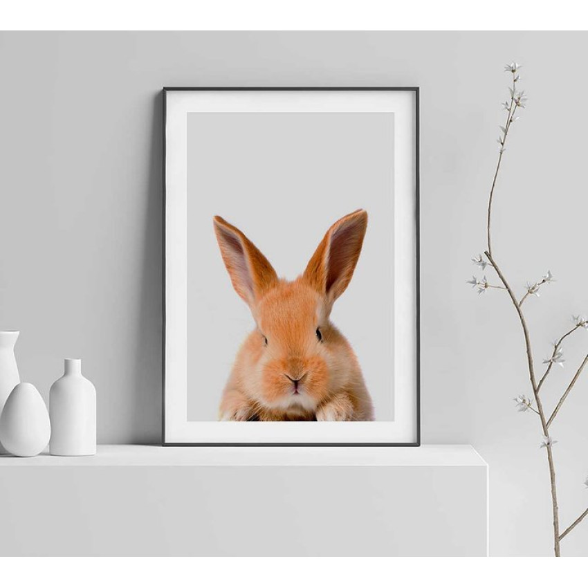 Cute rabbit - Simple poster