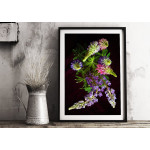 Färgglada blommor - Elegant växt poster