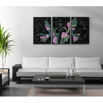 Modern Mexican art - Three piece poster