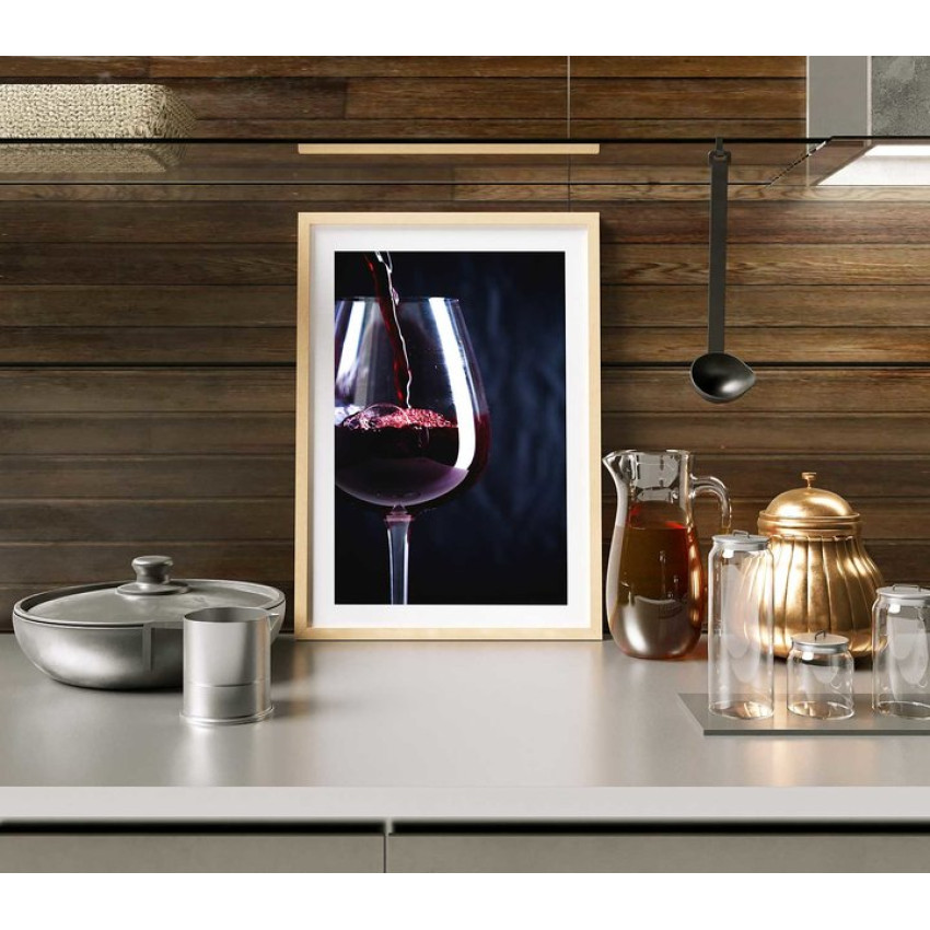 Red red wine - Kitchen poster