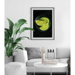 Lime - Simpel & abstrakt poster