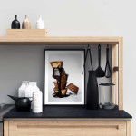 Cupcakes i en hög - Snygg poster med bakelser