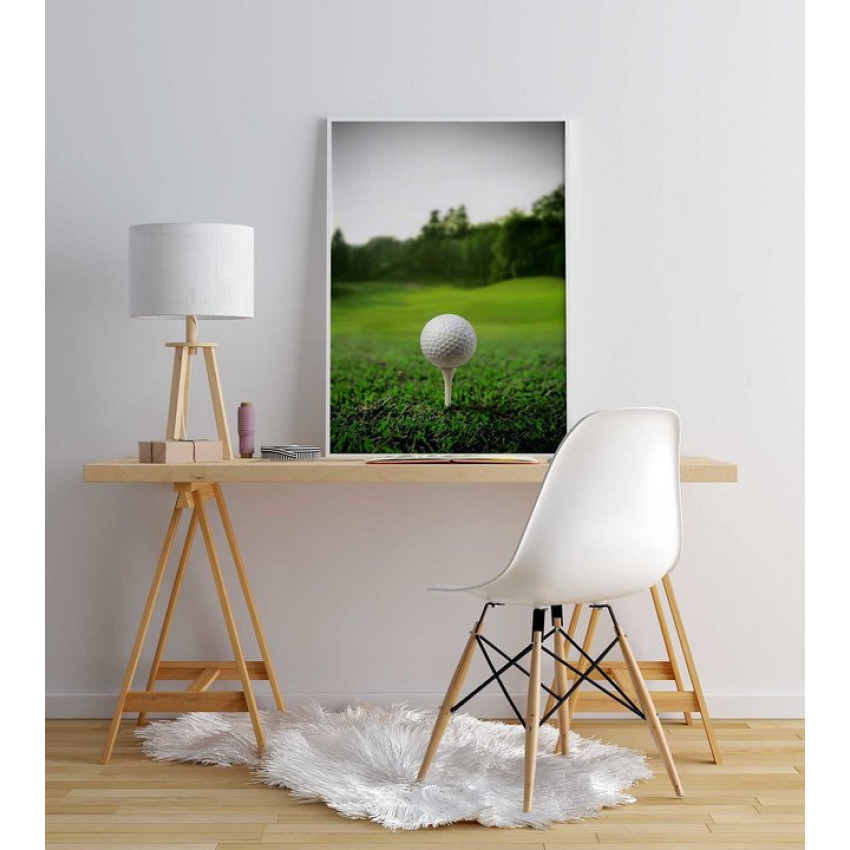 Golf ball & tee - Sports poster
