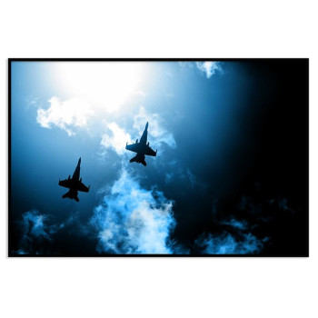 Jaktplan i luften - Liggande poster