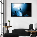 Jaktplan i luften - Liggande poster