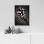 Motocross in the air - Extreme sports poster