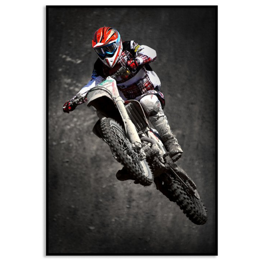 Motocross in the air - Extreme sports poster