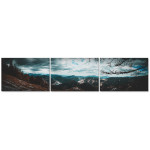 Retro Nature Panorama - Poster in Three Pieces