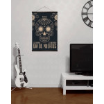Dia De Muertos Skull and Flowers - Big Poster