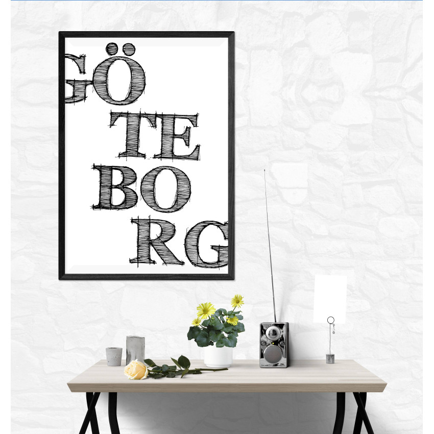 Göteborg - Enkel Poster
