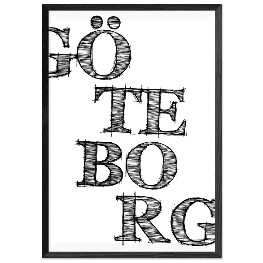 Göteborg - Enkel Poster