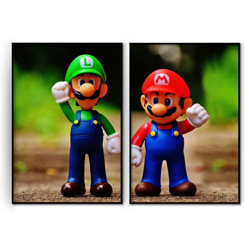 Mario & Luigi Nintendo Stars - Two Piece Poster