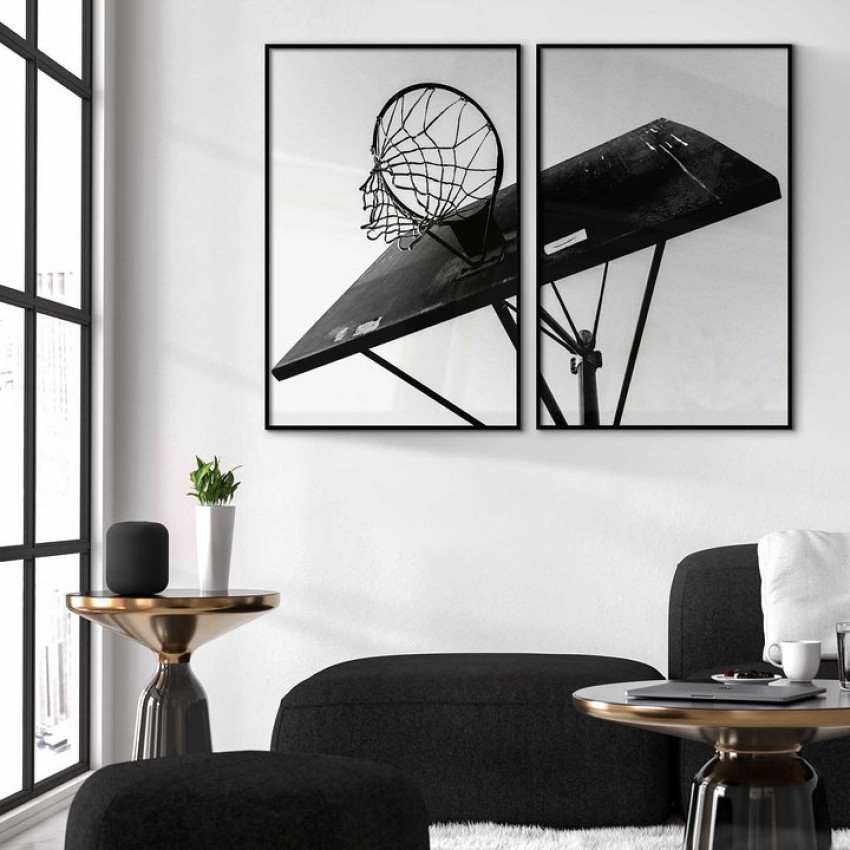Basket ball hoop - Poster in two pieces