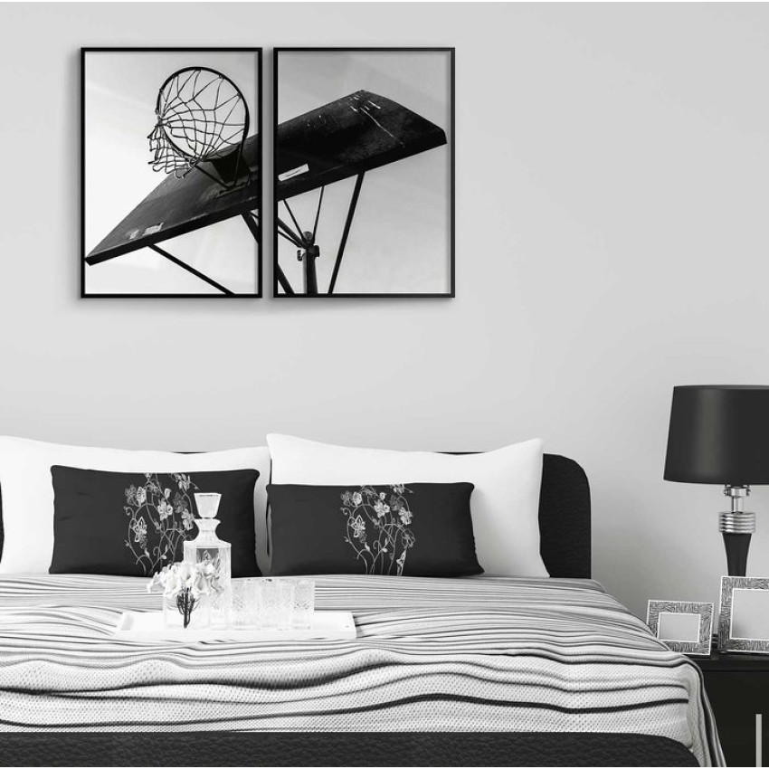 Basket ball hoop - Poster in two pieces