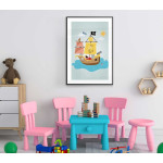 Pirate ship - Kids poster