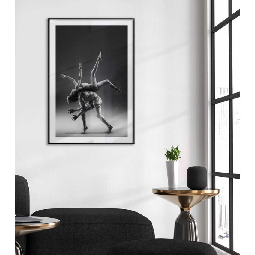 Dans konst - Svartvit fashion poster