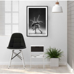 Dans konst - Svartvit fashion poster