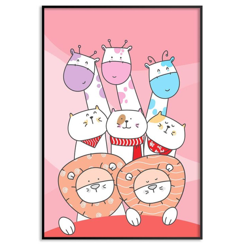 Cute animals - Kids poster